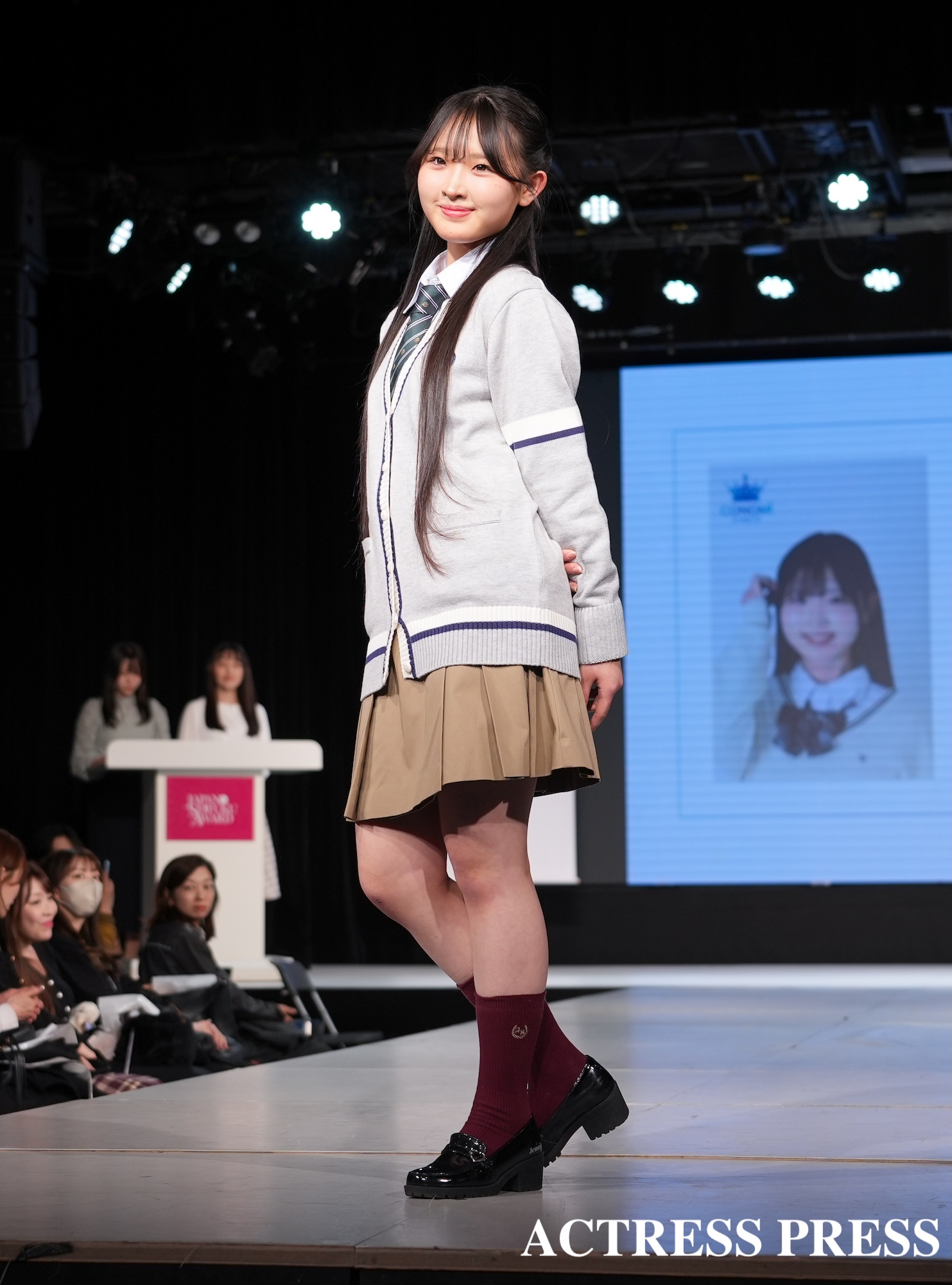 れいな『第13回日本制服アワード』にて（2026年2月22日、ベルエポック美容専門学校にて）(C)撮影：ACTRESS PRESS編集部 (Photographer: SHUN)