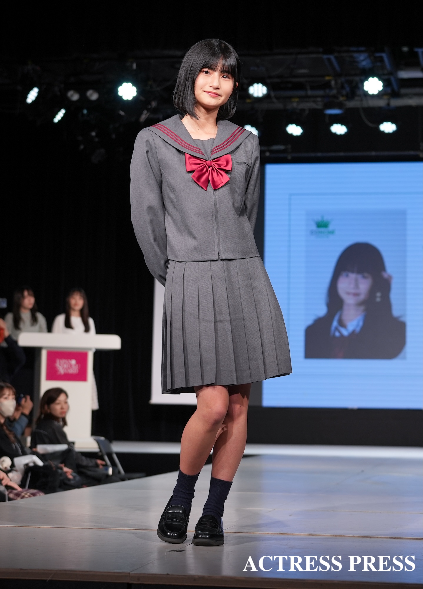 神田さくら『第13回日本制服アワード』にて（2026年2月22日、ベルエポック美容専門学校にて）(C)撮影：ACTRESS PRESS編集部 (Photographer: SHUN)