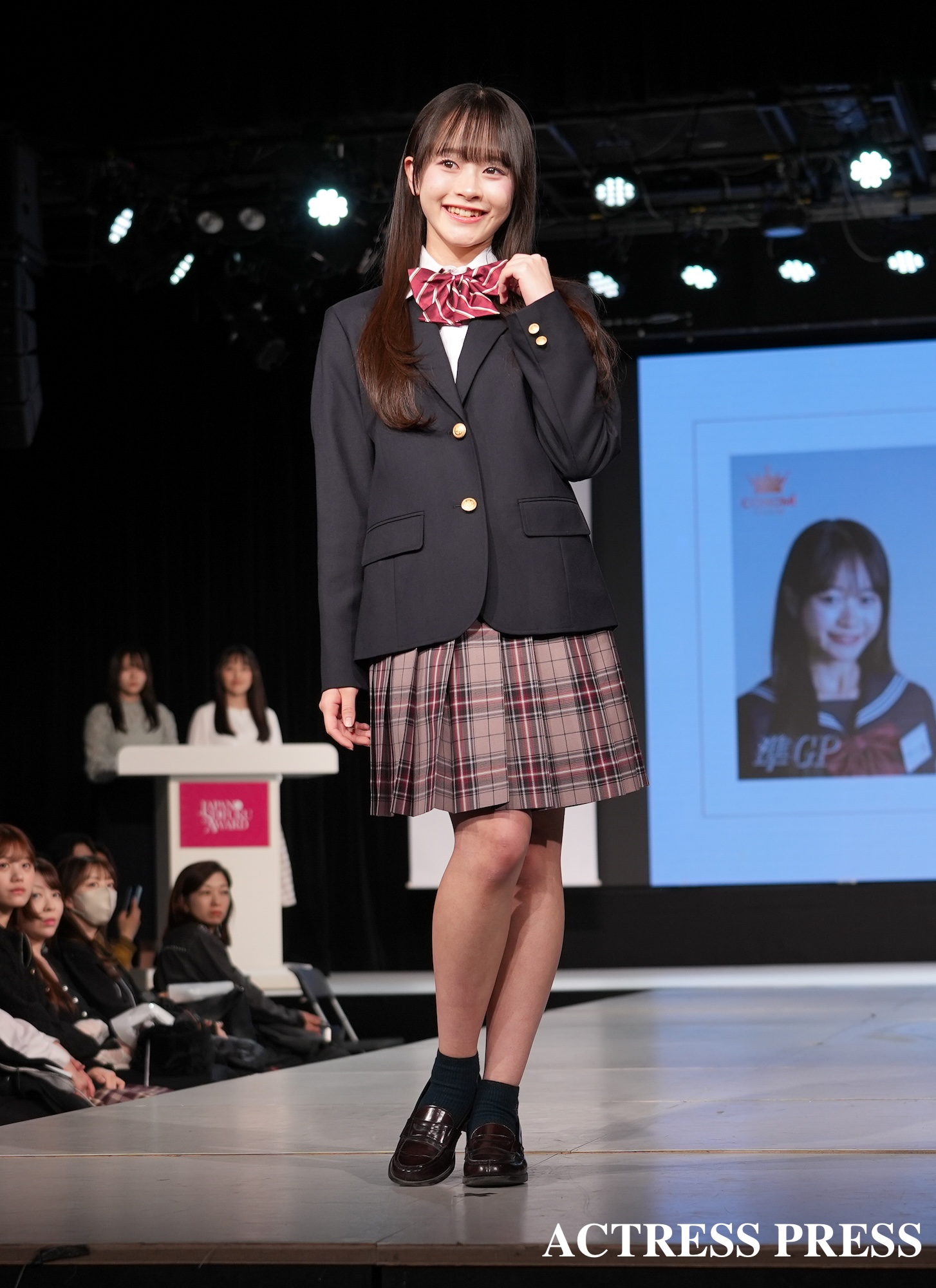 佐藤さらら『第13回日本制服アワード』にて（2026年2月22日、ベルエポック美容専門学校にて）(C)撮影：ACTRESS PRESS編集部 (Photographer: SHUN)