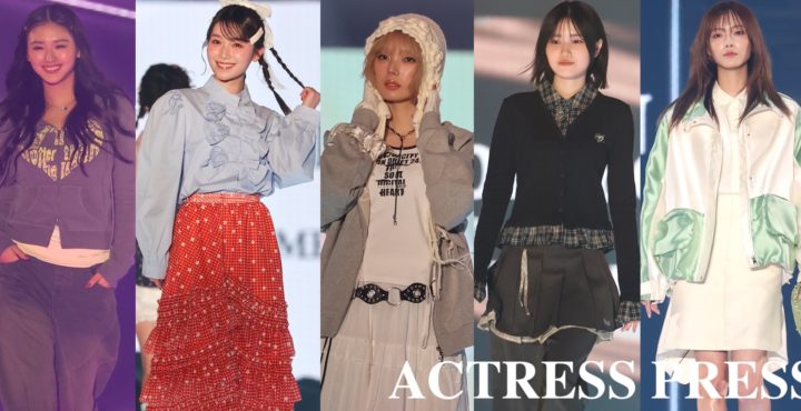 櫻坂46・山﨑天、藤吉夏鈴、守屋麗奈、的野美青、田村保乃がTGCのランウェイに登場（2026年3月14日、国立代々木競技場　第一体育館にて）(C)撮影：ACTRESS PRESS編集部