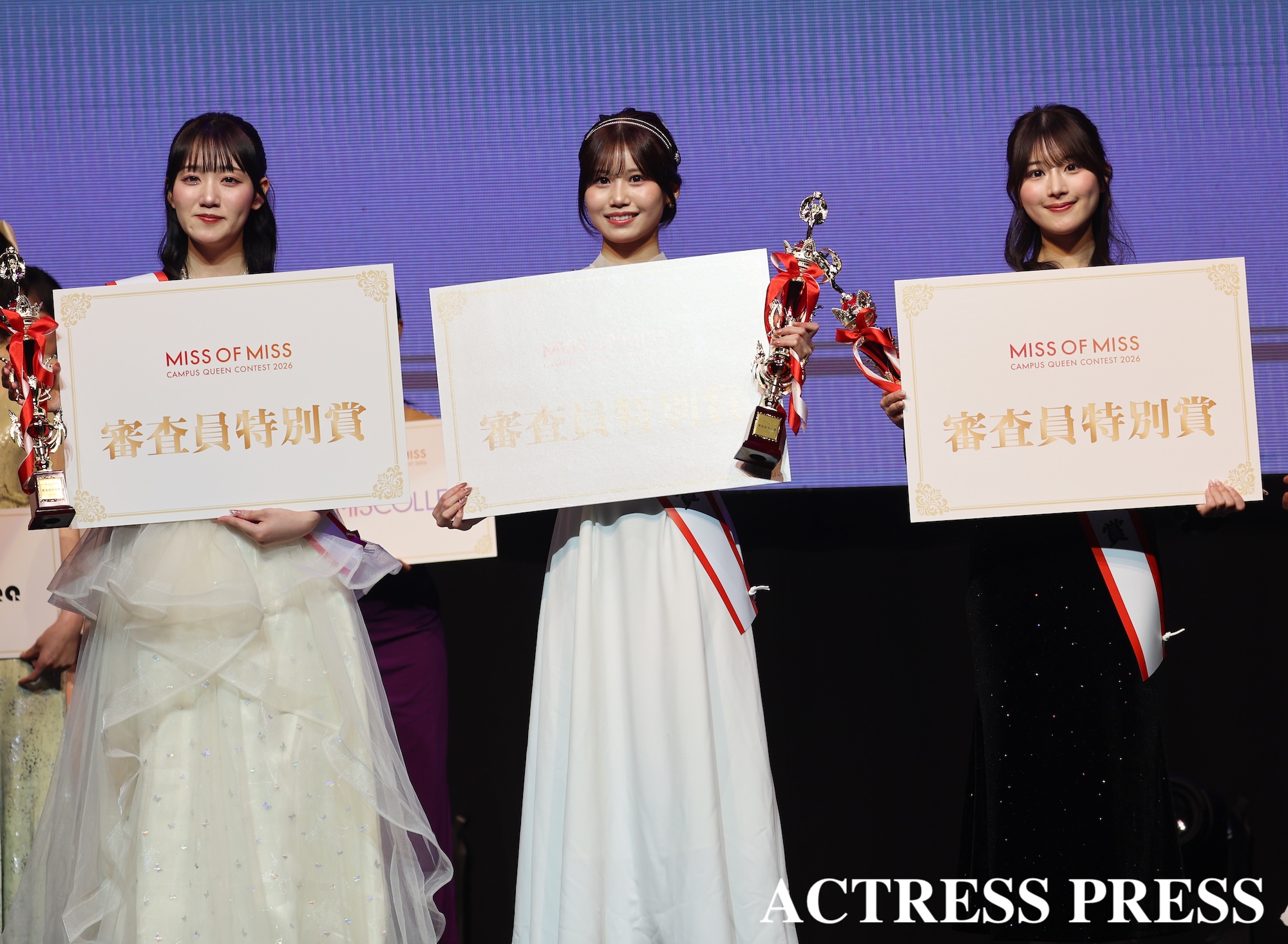 中本 帆南(関西学院大学)MISS OF MISS CAMPUS QUEEN CONTEST 2026』/2026年3月27日、東京・Zepp Shinjuku (TOKYO)にて。撮影:ACTRESS PRESS編集部