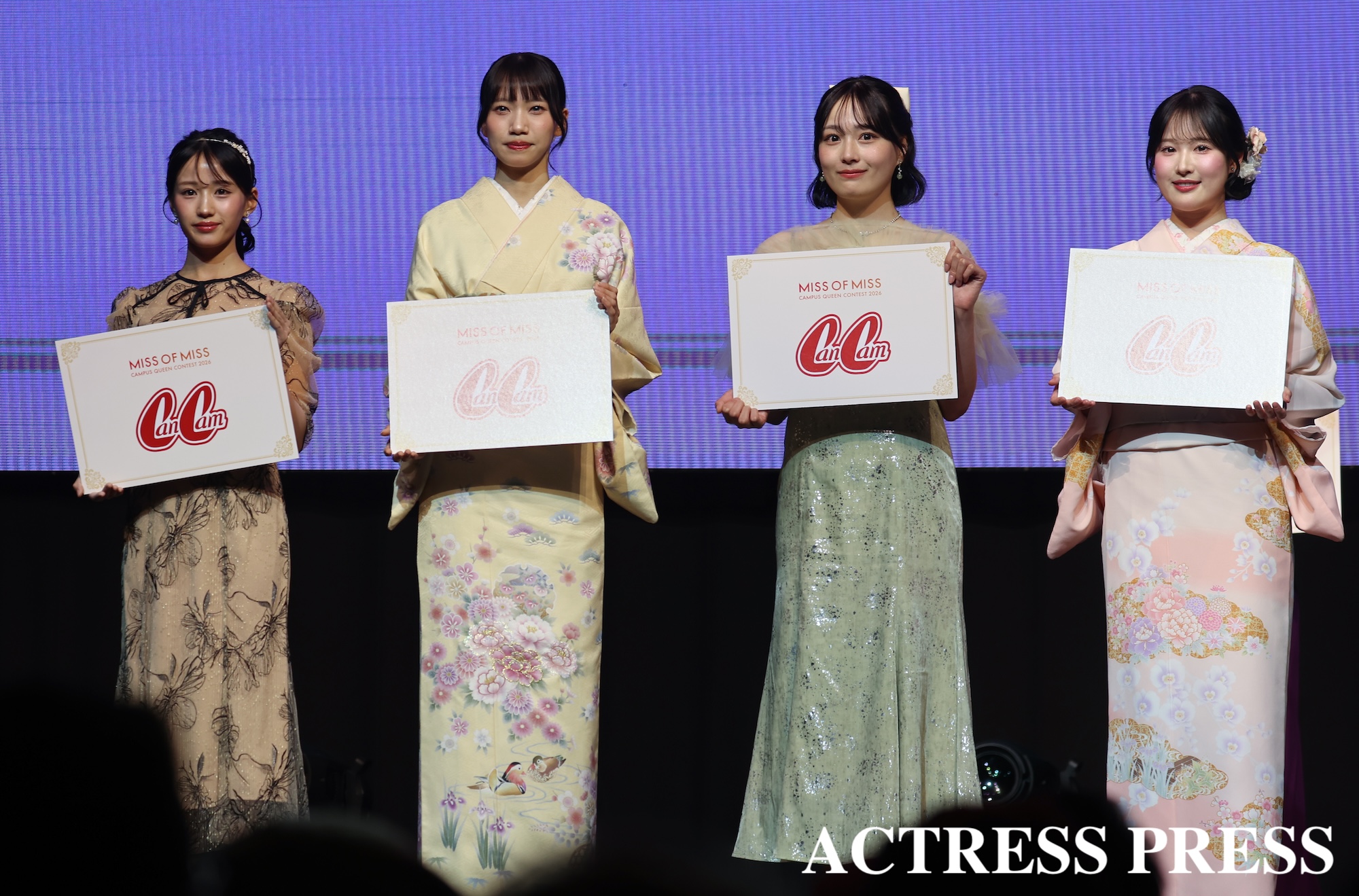 小木 沙穂里(学習院女子大学)MISS OF MISS CAMPUS QUEEN CONTEST 2026』/2026年3月27日、東京・Zepp Shinjuku (TOKYO)にて。撮影:ACTRESS PRESS編集部