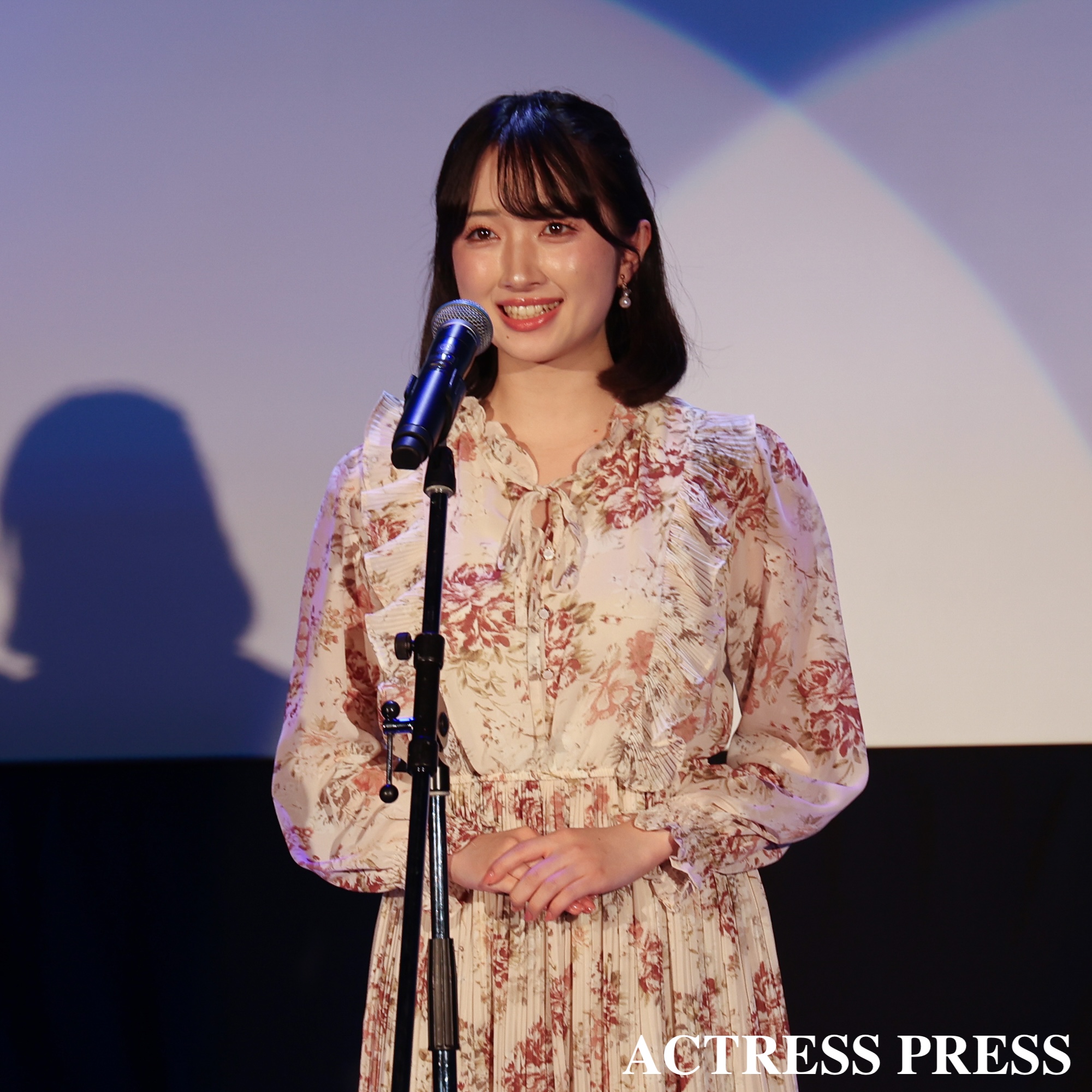 佐塚こころ（『第6回学生アナウンス大賞』グランプリ）2026年3月26日、フジテレビにて。撮影：ACTRESS PRESS編集部