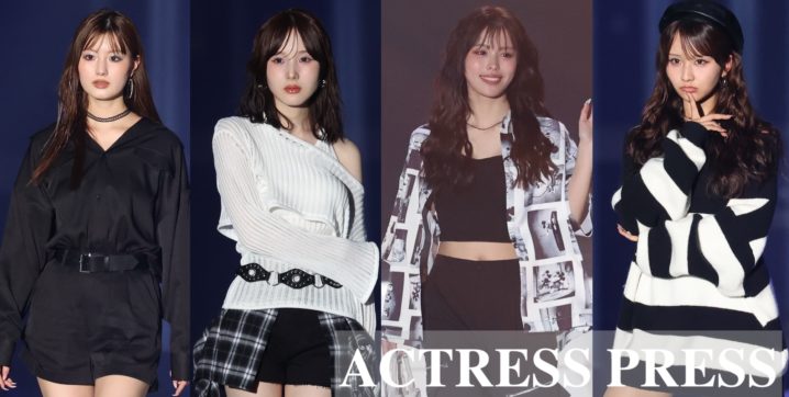 鶴嶋乃愛、本田紗来、おさき、森脇梨々夏／『超十代2026』国立代々木競技場第一体育館にて。撮影：ACTRESS PRESS編集部