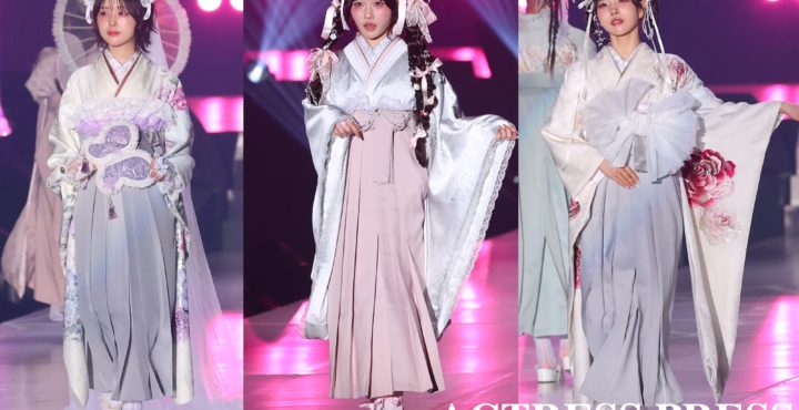 なえなの、逃げ水あむ、もな達が魅せる幻想的な「和装ガーリー」の世界『超十代2026』LARMEステージ／2026年3月31日、国立代々木競技場第一体育館にて。撮影：ACTRESS PRESS編集部